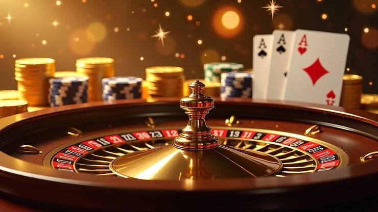 Professional dealers presenting live baccarat and blackjack